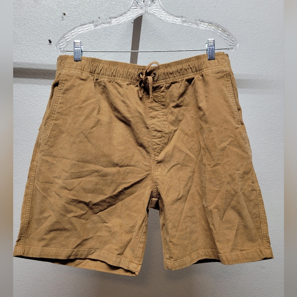 Prana Men Canyon Camp Corduroy pull on shorts Earthbound XL NWT